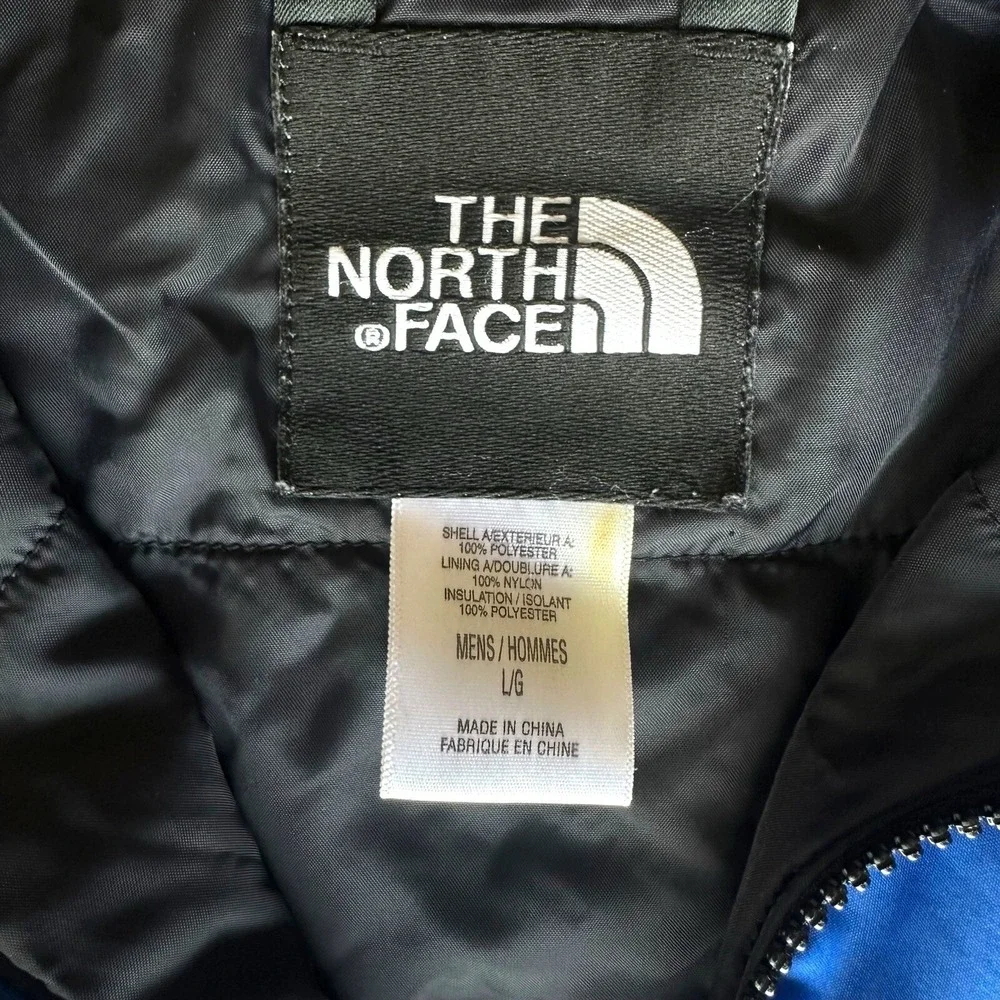 Vintage The North Face Y2K 90's‎ Light Puffer Jacket Men's Large Blue RN61661
